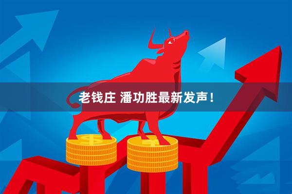 老钱庄 潘功胜最新发声！